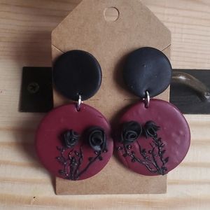 Polymer clay earrings